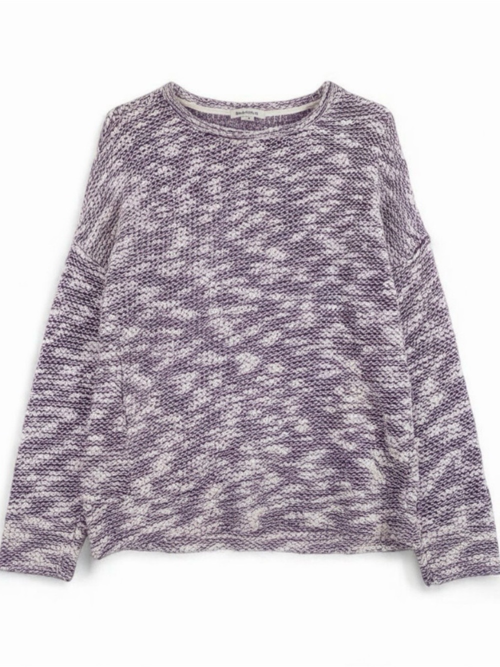 Fabletics Purple Striped Athletic Knit Sweater Womens Small